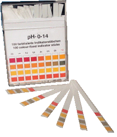 Teststäbchen pH 7-14
